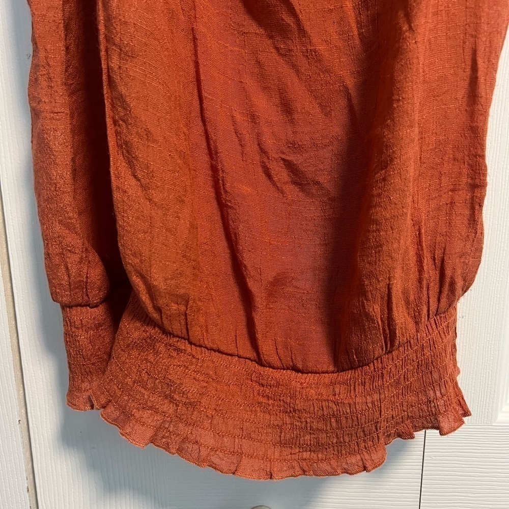 edge…Design by MINE burnt orange tank top - Picture 2 of 4